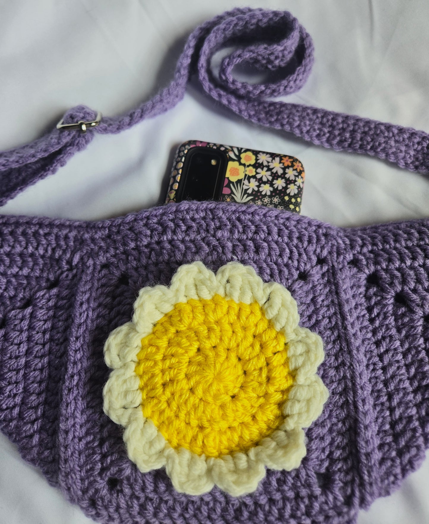 Happy Daisy Bum Bag (Purple)